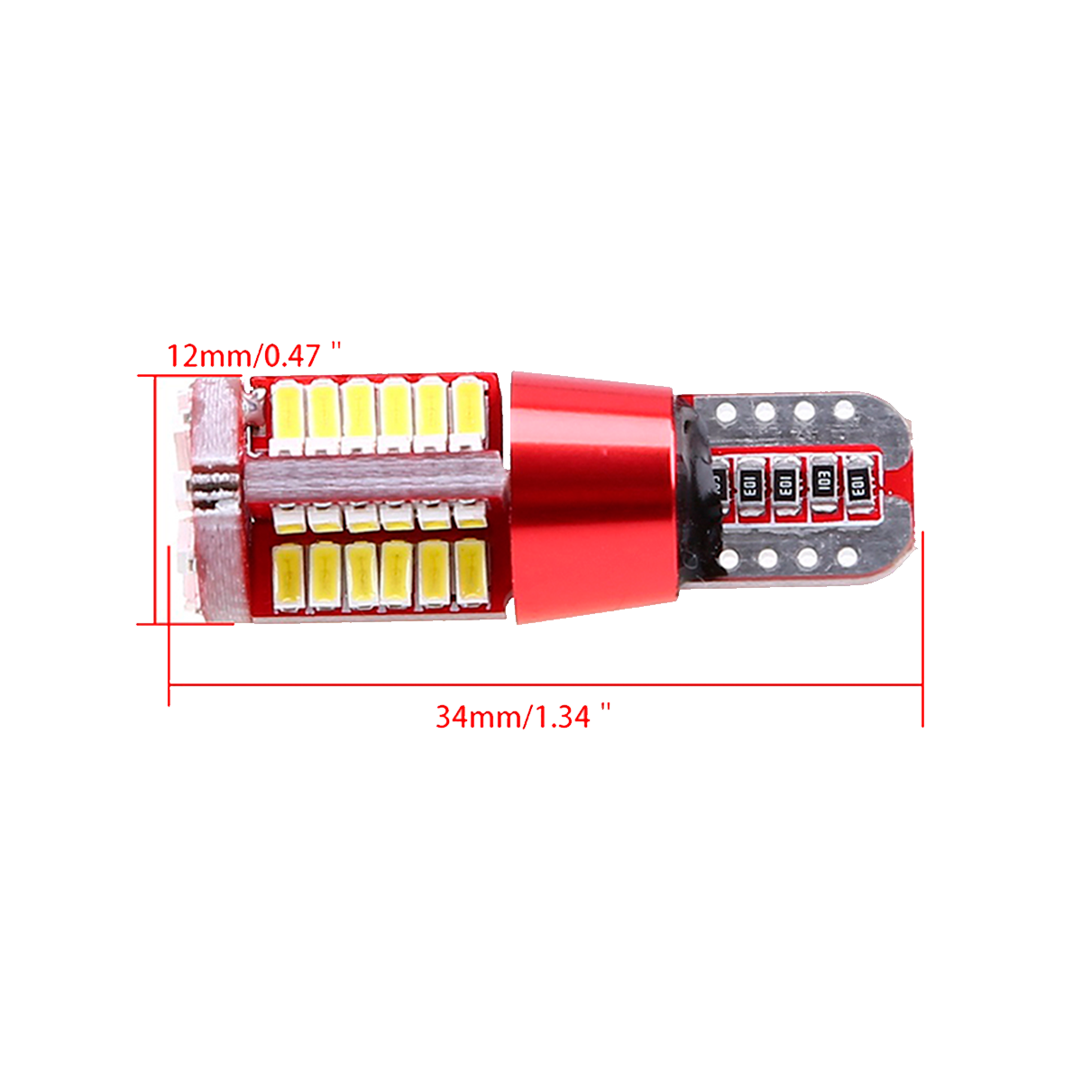 Bombillo LED T10 de 57 LEDs - Cambio de luces Bombillo LED T10 de 57 LEDs - Cambio de luces