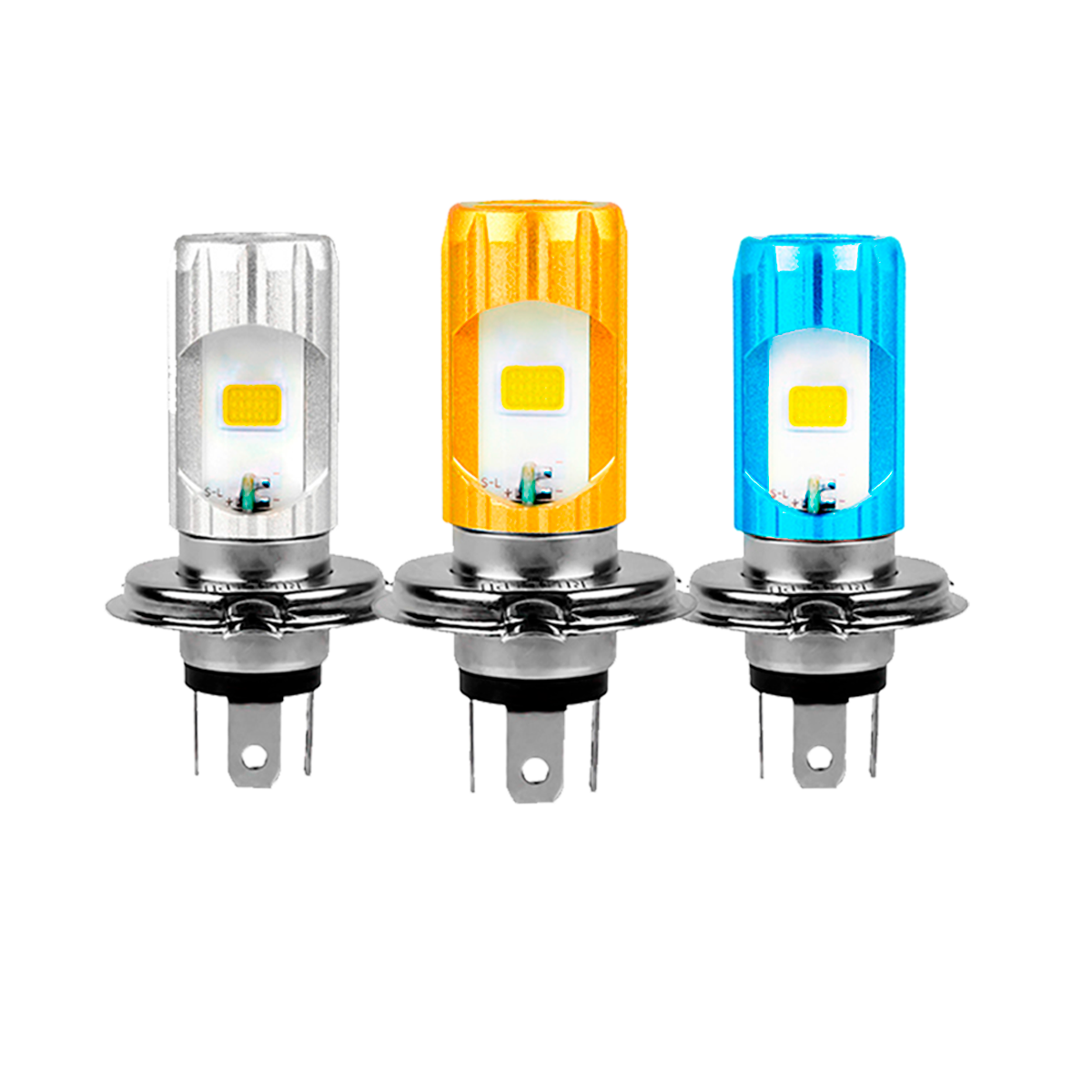 Bombillo LED H4 para motos - Cambio de luces Bombillo LED H4 para motos - Cambio de luces