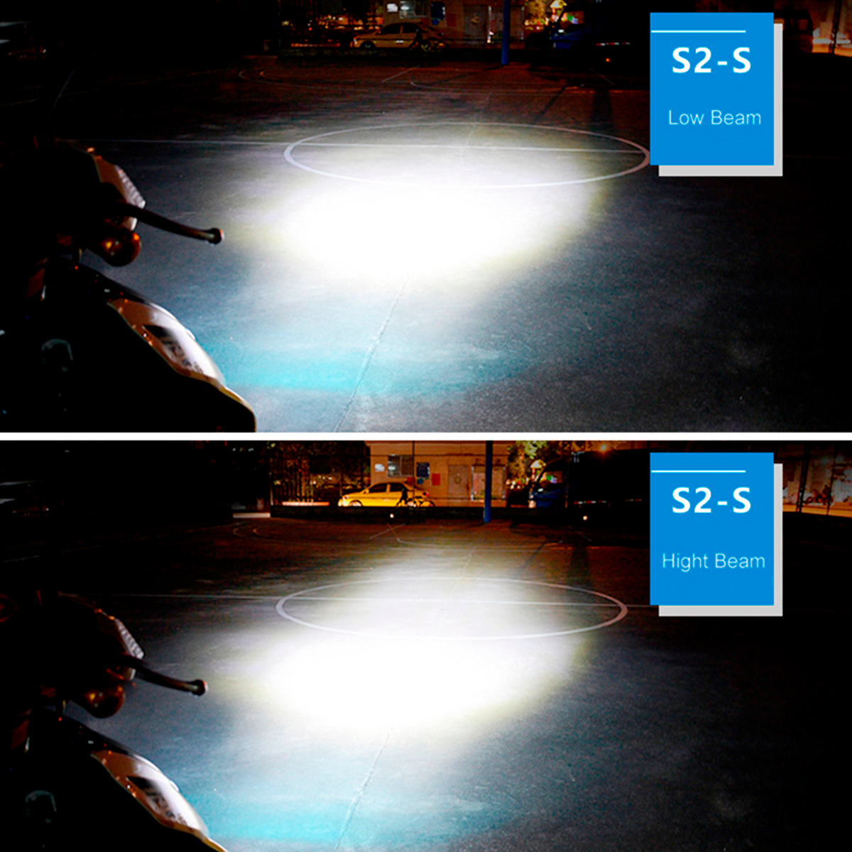 Bombillo LED H4 para motos - Cambio de luces Bombillo LED H4 para motos - Cambio de luces