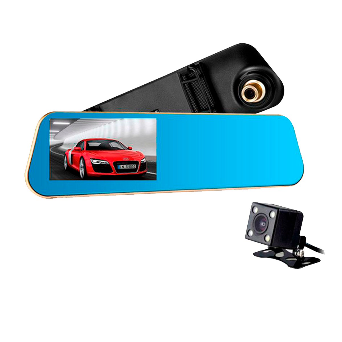 Espejo DVR con pantalla y doble cámara Espejo DVR con pantalla y doble cámara