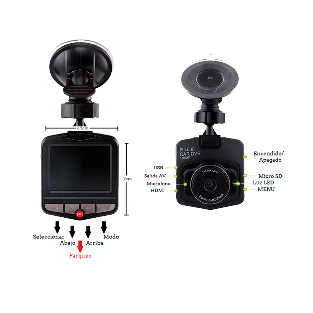 DVR para carro Full HD - Video vigilancia DVR para carro Full HD - Video vigilancia